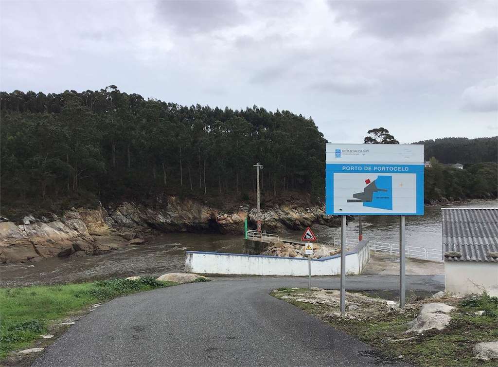 Porto de Portocelo en Xove