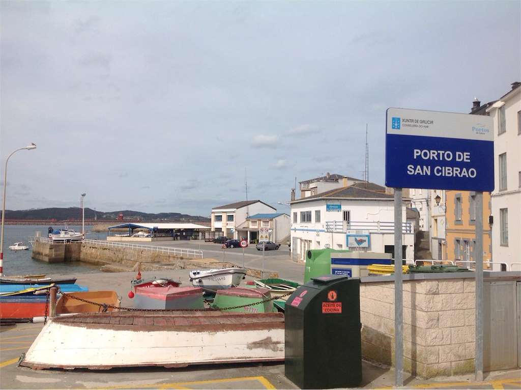 Porto de San Cibrao en Cervo