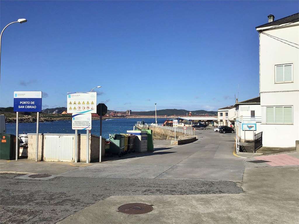 Porto de San Cibrao en Cervo