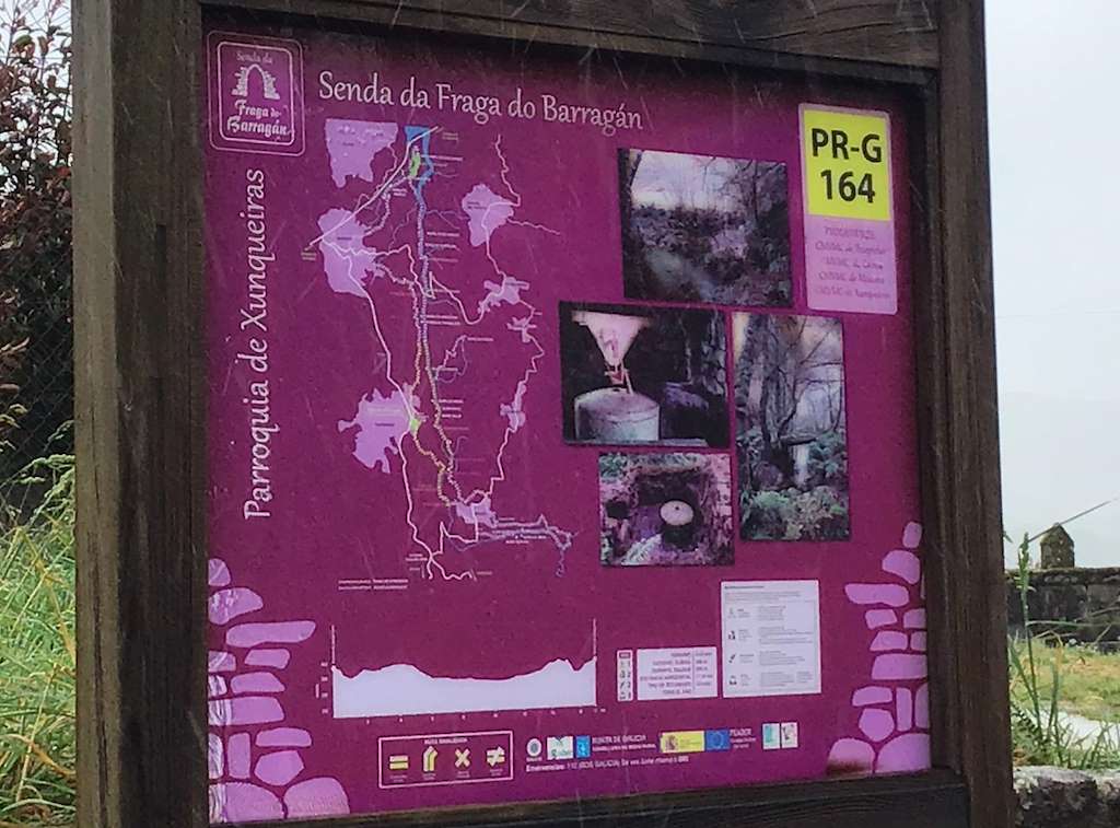 PR-G 164 - Senda da Fraga do Barragán en Pazos de Borbén