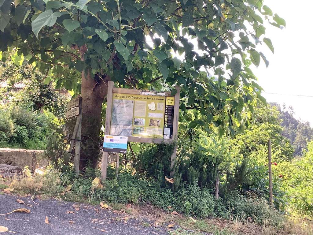 PR-G 181 Ruta de Cibrisqueiros a San Cosmede en Pantón