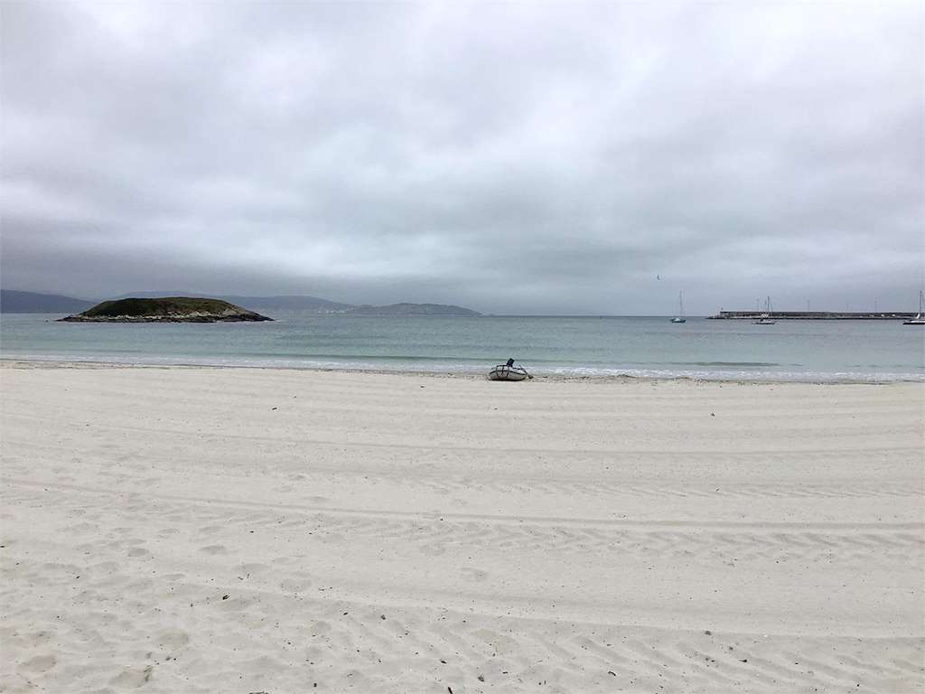 Praia da Ermida en Ponteceso