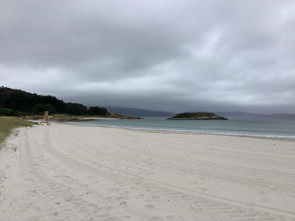 Praia da Ermida en Ponteceso