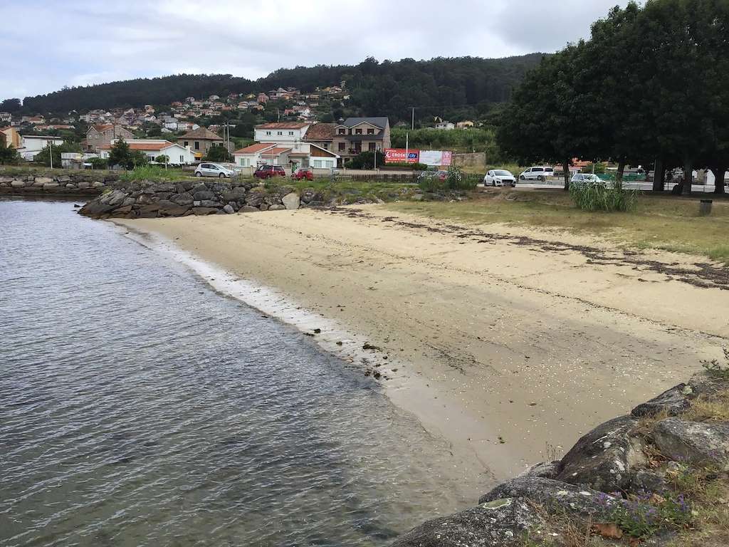 Praia do Almacén en Moaña