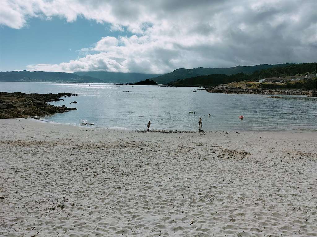 Praia do Medio en Cangas de Morrazo