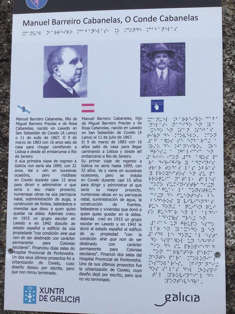 Praza do Conde Cabanelas en A Lama