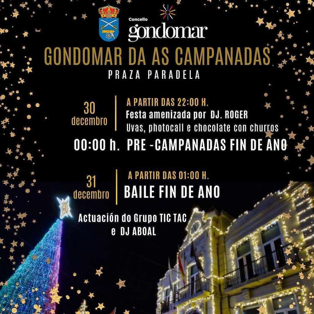 Pre - Campanadas e Baile de Fin de Ano  en Gondomar