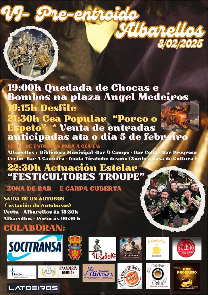 VI Pre-Entroido de Albarellos en Monterrei
