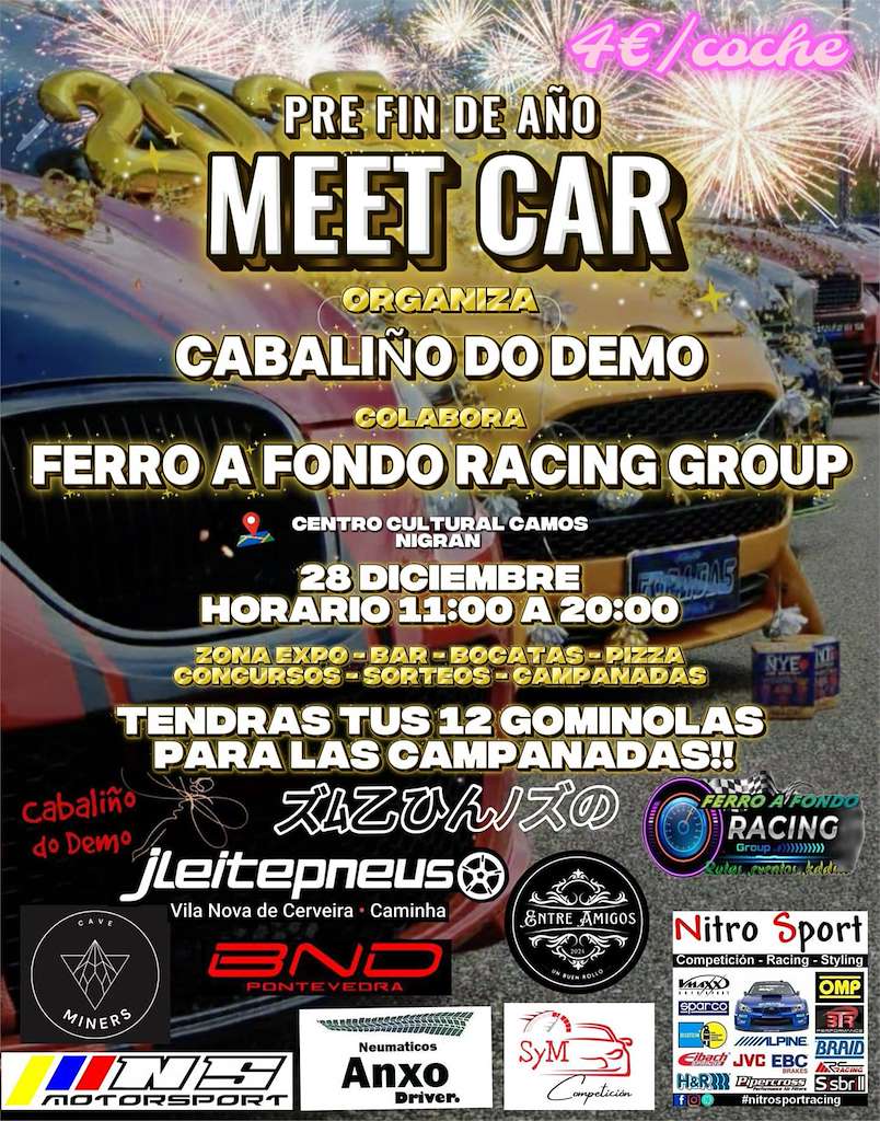 Pre Fin de Año Meet Car de Camos  (2025) en Nigrán