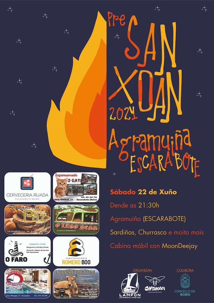 Pre San Xoan Agramuiña Escarabote de Lampón en Boiro