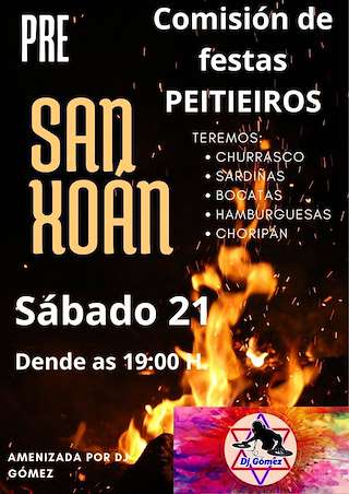 Fechas, información, programa, cartel, imágenes, mapa y ubicación de Pre San Xoán de Peitieiros  en  Gondomar