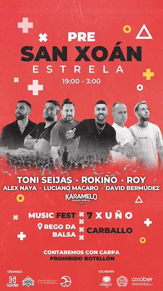 Fechas, información, programa, cartel, imágenes, mapa y ubicación de Pre San Xoan Estrela  en  Carballo