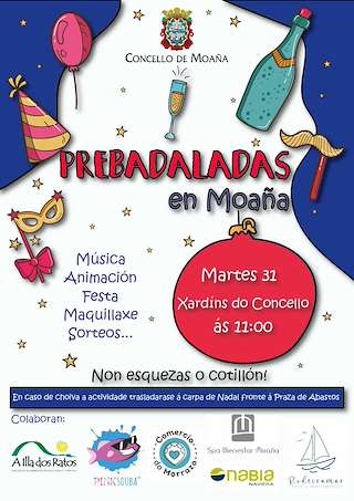Fechas, información, programa, cartel, imágenes, mapa y ubicación de Prebadaladas Infantís  (2025)  en  Moaña