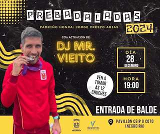 Fechas, información, programa, cartel, imágenes, mapa y ubicación de Prebadaladas  en  Negreira