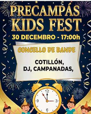 Fechas, información, programa, cartel, imágenes, mapa y ubicación de Precampanadas Kids Fest (2025)  en  Bande