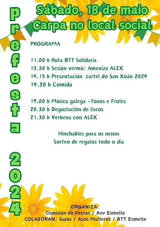 Prefesta de San Xoán de Esmelle en Ferrol