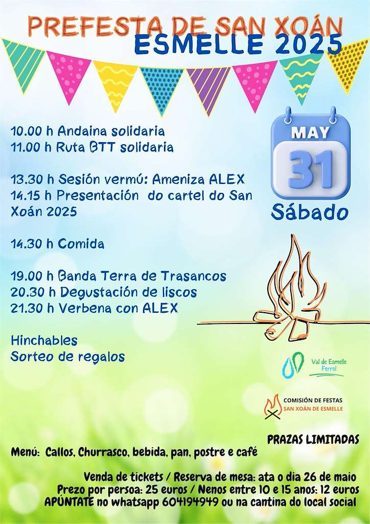 Prefesta de San Xoán de Esmelle en Ferrol