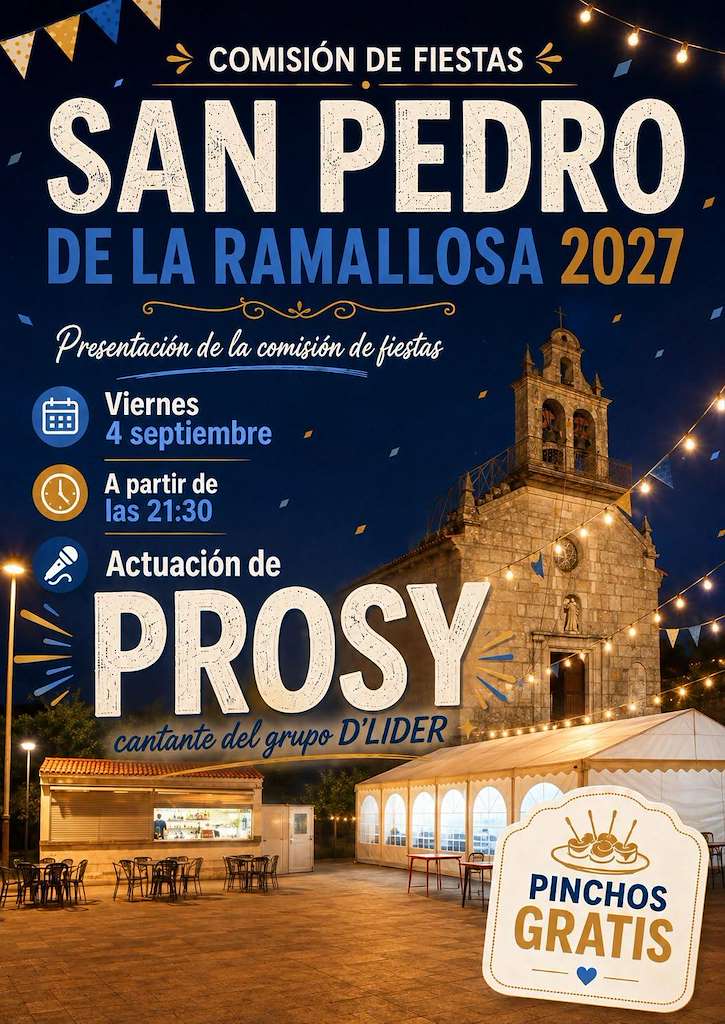 Presentación Comisión de San Pedro de A Ramallosa (2026) en Nigrán