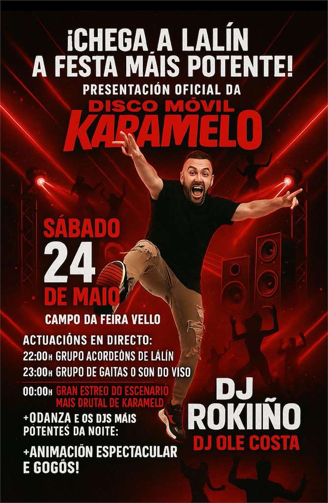 Presentación Disco Móvil Karamelo (2025) en Lalín