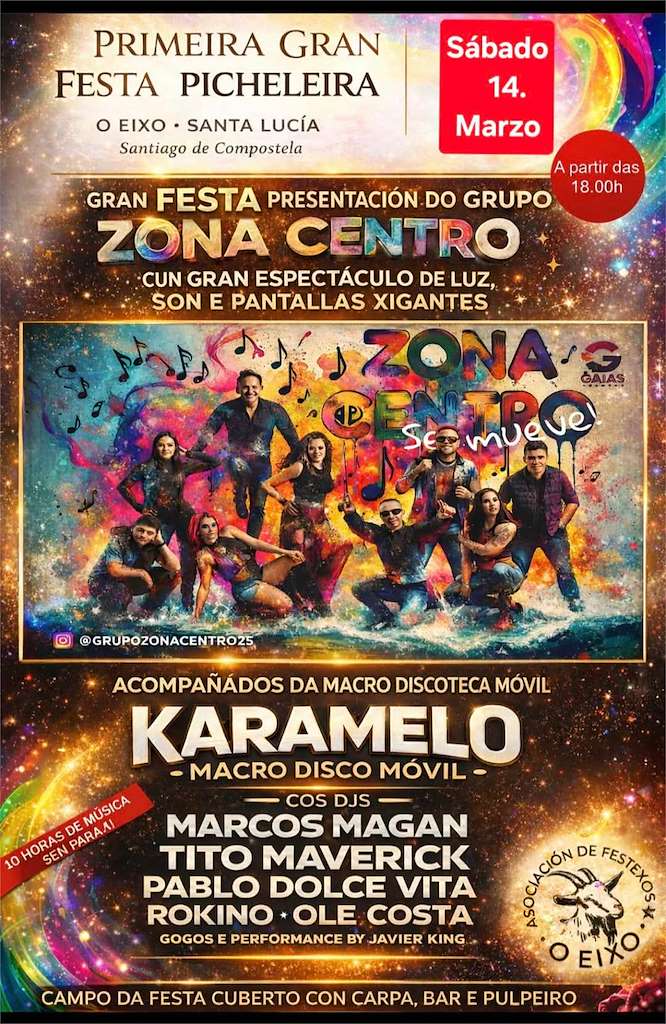 Presentación do Grupo Zona Centro  (2026) en Santiago de Compostela