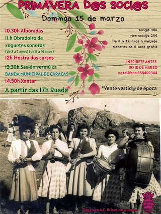 Fechas, información, programa, cartel, imágenes, mapa y ubicación de Primavera dos Socios (2026)  en  Tordoia