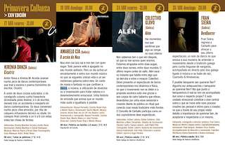 Fechas, información, programa, cartel, imágenes, mapa y ubicación de XXIV Primavera en Danza (2026) en Carballo