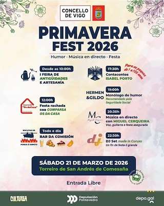 Fechas, información, programa, cartel, imágenes, mapa y ubicación de Primavera Fest (2026)  en  Vigo