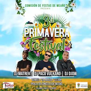 Fechas, información, programa, cartel, imágenes, mapa y ubicación de III Primavera Festival  en  Meaño
