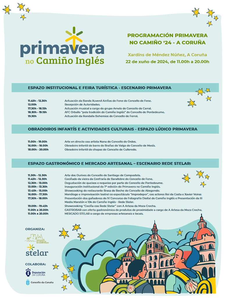 Primavera no Camiño Inglés  en A Coruña