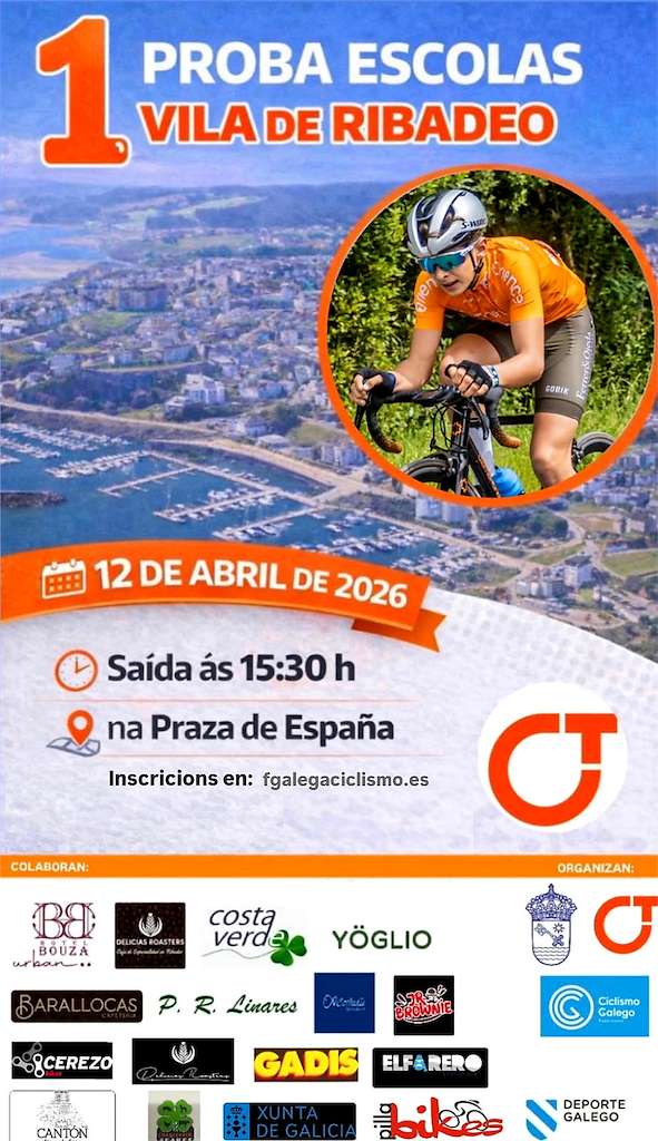 I Proba Clementina Cycling Team (2026) en Ribadeo
