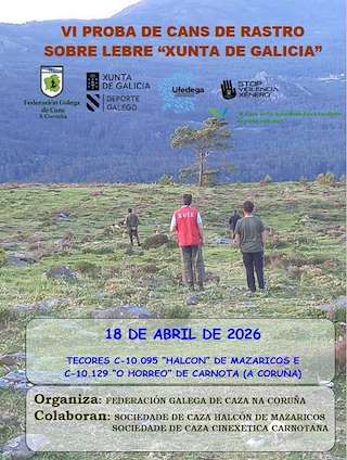 Fechas, información, programa, cartel, imágenes, mapa y ubicación de VI Proba de Cans de Rastro Sobre Lebre (2026) en Catoira