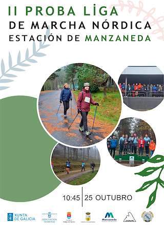 Fechas, información, programa, cartel, imágenes, mapa y ubicación de II Proba Liga de Marcha Nórdica  en  Manzaneda
