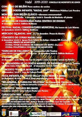 Programa de Navidad – Cabalgata de Reyes (2025-2026) en Monforte de Lemos