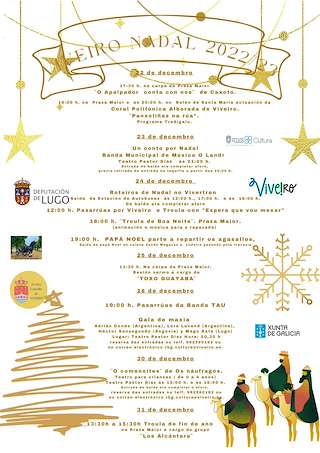 Programa de Navidad – Cabalgata de Reyes (2025-2026) en Viveiro