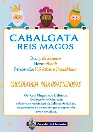 Programa de Nadal - Cabalgada de Reis (2025-2026) en Ribadavia