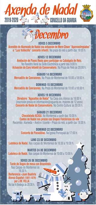 Programa de Navidad – Cabalgata de Reyes en A Guarda