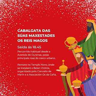 Programa de Navidad – Cabalgata de Reyes (2025-2026) en Marín