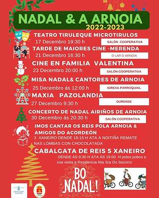 Programa de Nadal - Cabalgata de Reis  (2025-2026) en A Arnoia