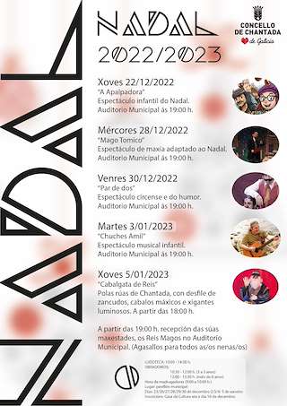 Programa de Nadal - Cabalgata de Reis  en Chantada