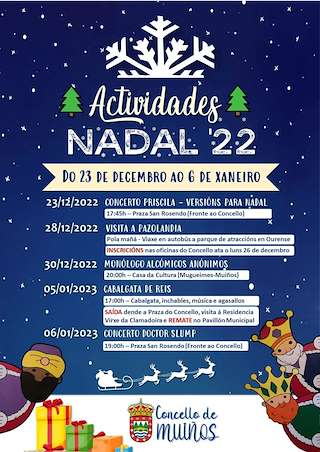 Programa de Navidad – Cabalgata de Reyes (2025-2026) en Muíños