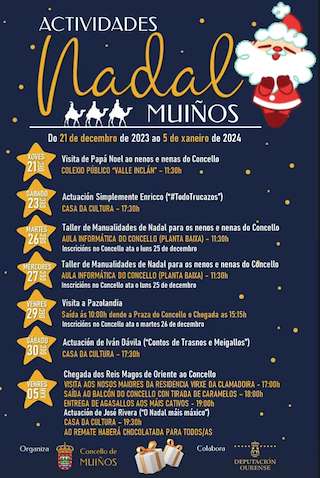 Programa de Navidad – Cabalgata de Reyes (2025-2026) en Muíños