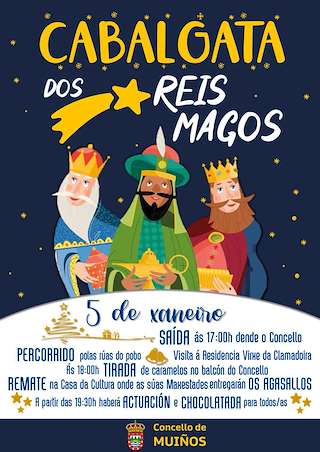 Programa de Navidad – Cabalgata de Reyes (2025-2026) en Muíños