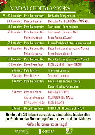 Programa de Navidad – Cabalgata de Reyes en Cedeira