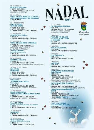 Programa de Nadal - Cabalgata de Reis en Cervo