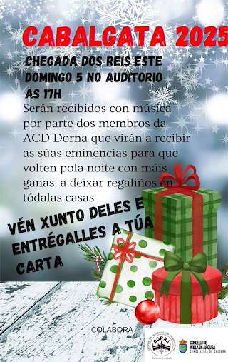 Programa de Nadal - Cabalgata de Reis  (2025-2026) en Illa de Arousa
