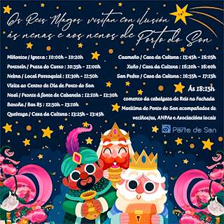 Programa de Navidad – Cabalgata de Reyes en O Porto do Son