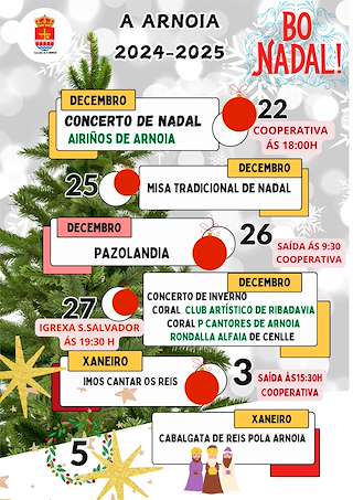 Programa de Navidad – Cabalgata de Reyes en A Arnoia