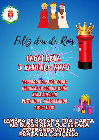 Programa de Navidad – Cabalgata de Reyes en A Arnoia