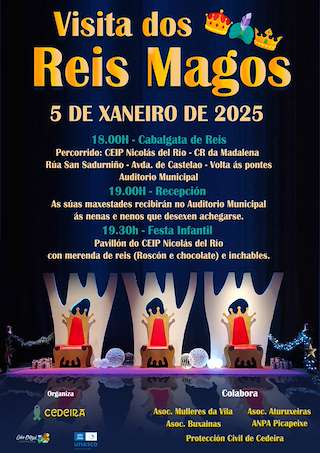 Programa de Navidad – Cabalgata de Reyes en Cedeira
