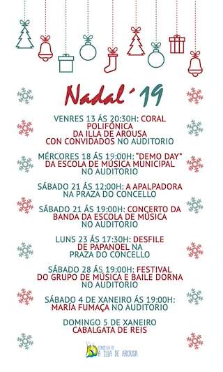 Programa de Nadal - Cabalgata de Reis  (2025-2026) en Illa de Arousa